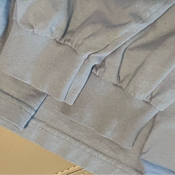 Salem7 Baby Blue Long Sleeve Graphic Masked Cupid T-shirt size Medium - Picture 6 of 8